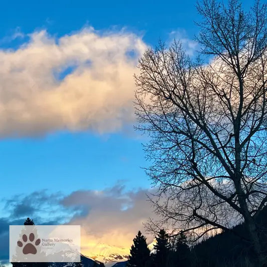 Banff’s Town Sunset Sky