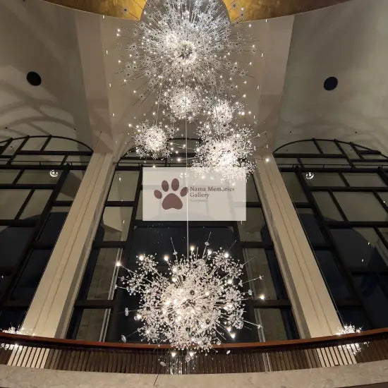 NYC - Elegant Chandeliers at Metropolitan Opera House - Digital Photo