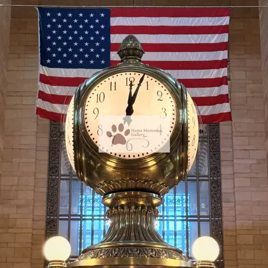 NYC - Magnificent Clock Grand Central Station - Digital Photo